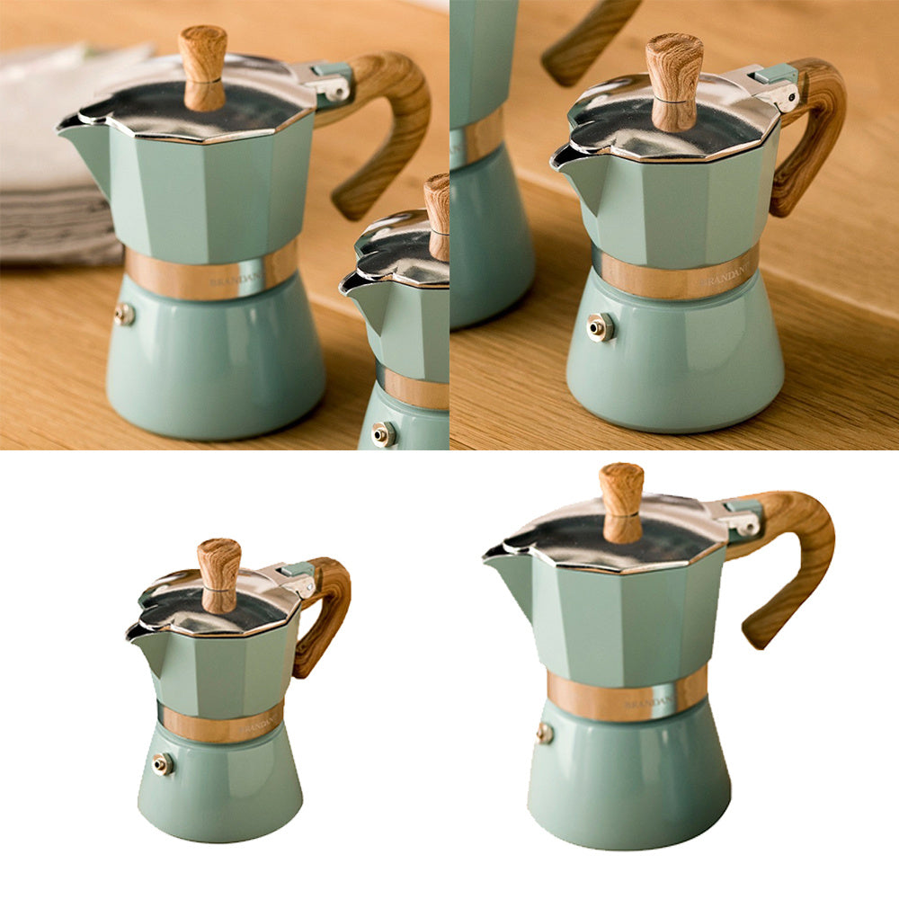 Octagonal Aluminum Coffee Maker for Perfect Brewed Coffee