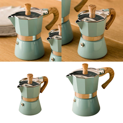 Octagonal Aluminum Coffee Maker for Perfect Brewed Coffee