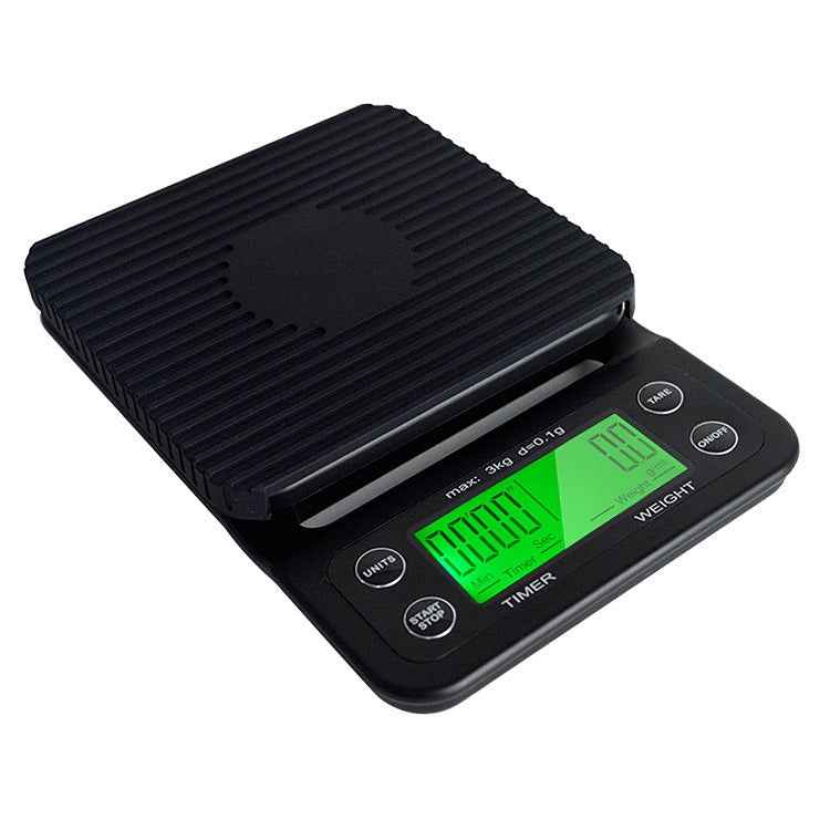 Electronic Coffee Weighing Scale - Black Precision Scale for Perfect Brewing