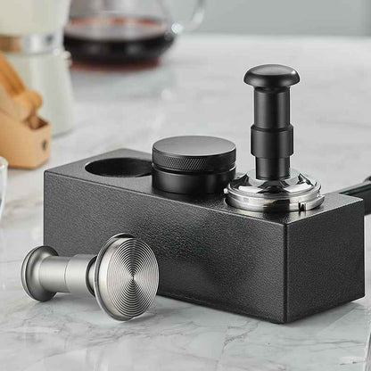 Adjustable Coffee Tamper Dual-Head for Perfect Espresso Brewing