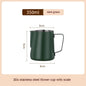 Frothing Pitcher with V-Shaped Pointed Design for Perfect Milk Froth
