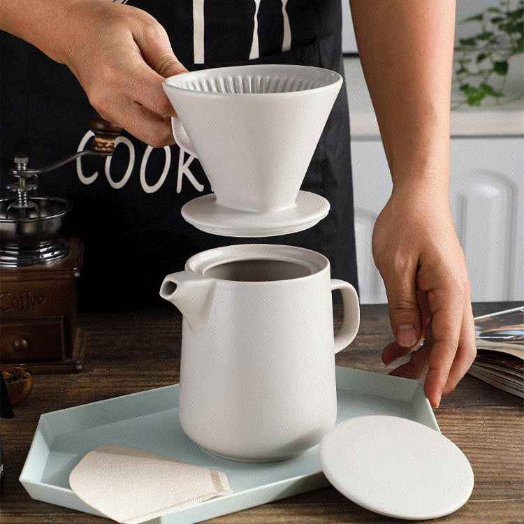 Ceramic Drip Coffee Maker Set For Home Use