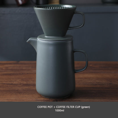Ceramic Drip Coffee Maker Set for Home Brewing Excellence