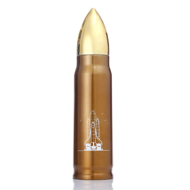 Bullet Vacuum Flask - Insulated Stainless Steel Hot and Cold Beverage Container