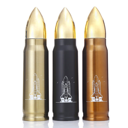 Bullet Vacuum Flask - Insulated Stainless Steel Hot and Cold Beverage Container