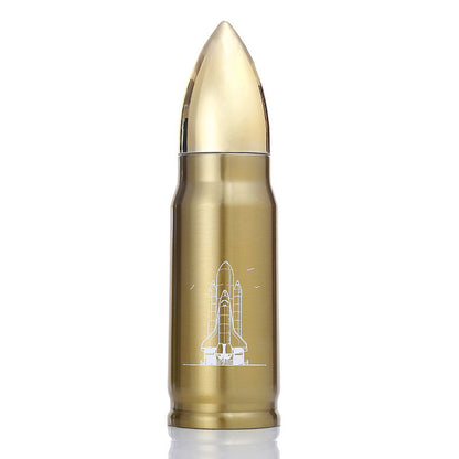 Bullet Vacuum Flask - Insulated Stainless Steel Hot and Cold Beverage Container