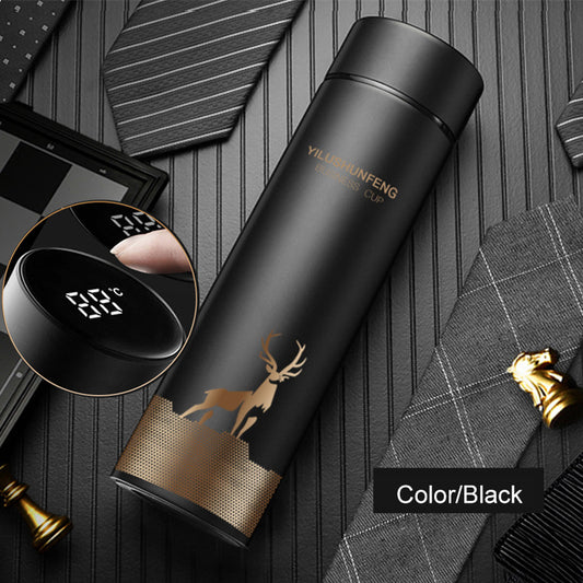 Stainless Steel Vacuum Flask with Frosted Finish - Perfect Gift Option