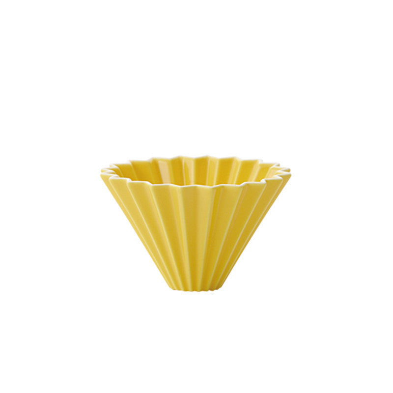 Origami Coffee Dripper - Ceramic Pour Over Cone for Perfect Brews