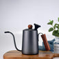 Artisan Pour-Over Kettle with Wooden Handle - 650ml Capacity for Perfect Brewing
