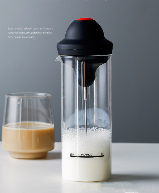 1-Key Electric Milk Frother for Perfect Foam and Lattes