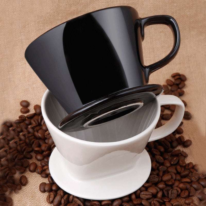 L- Beans Ceramic Pour-Over Coffee Dripper