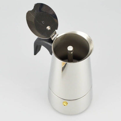 Stainless Steel Espresso Maker for Perfect Brews and Flavorful Coffee