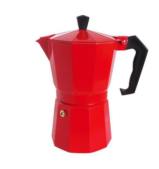 Pin Classic Aluminum Moka Pot - Italian Handmade Coffee Maker for 3-6 Cups