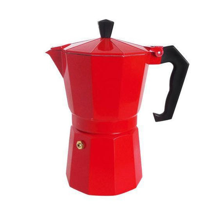 Pin Classic Aluminum Moka Pot - Italian Handmade Coffee Maker for 3-6 Cups