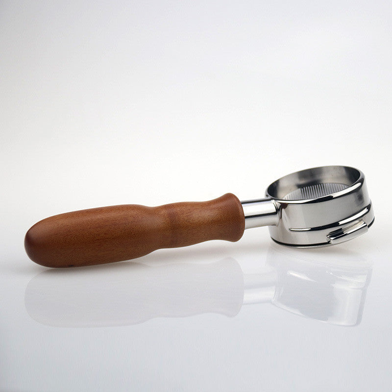 Red Rosewood Portafilter Handle 58MM - Bottomless Design for Perfect Espresso