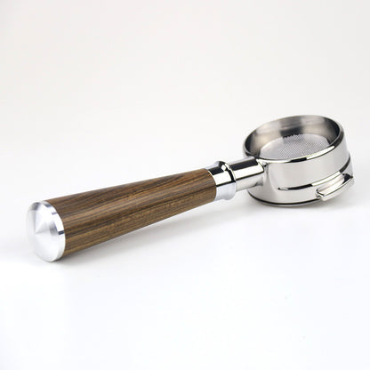 Red Rosewood Portafilter Handle 58MM - Bottomless Design for Perfect Espresso