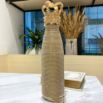Luxe Crown Vacuum Flask - Stylish High-Value Creative Water Cup