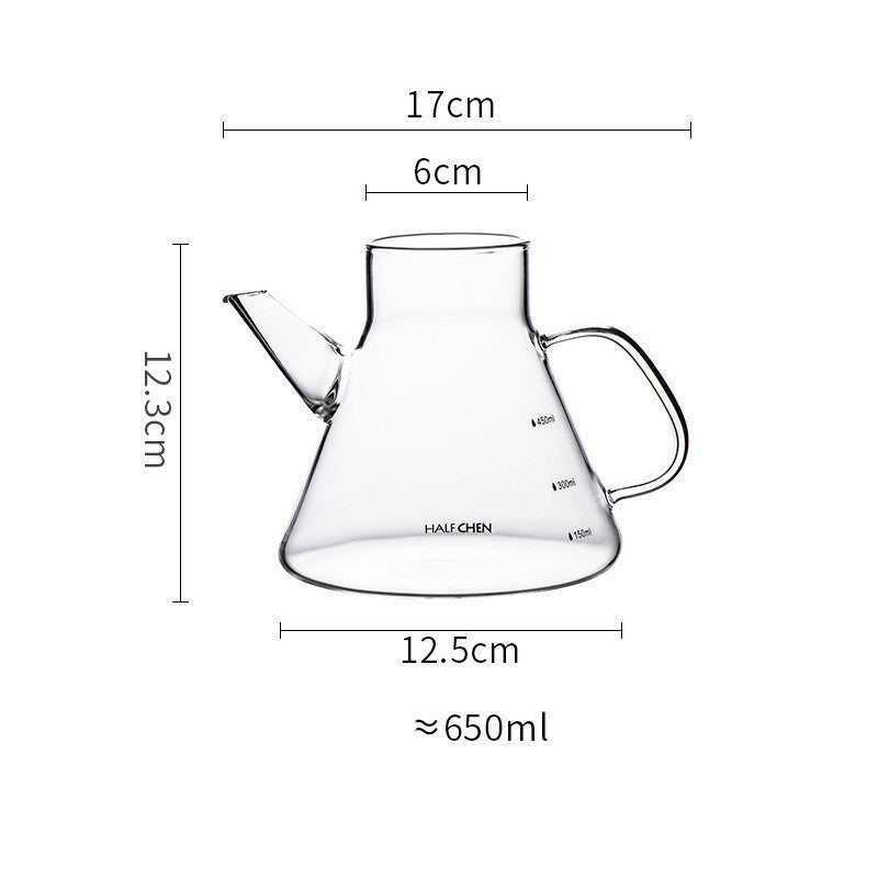 Handmade Coffee Pot Set for Home Brewing - Elegant Household Coffee Appliance