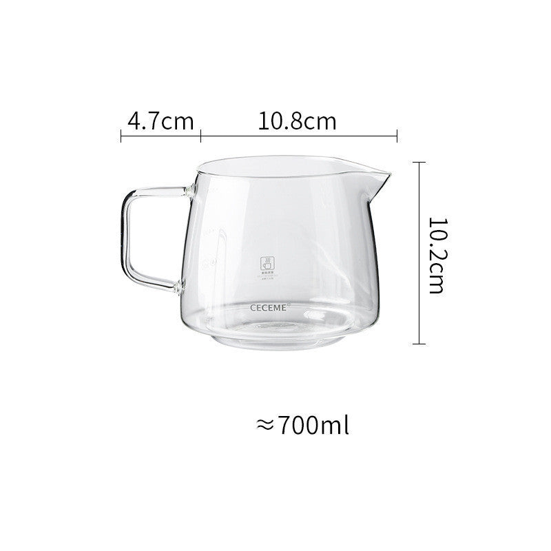 Handmade Coffee Pot Set for Home Brewing - Elegant Household Coffee Appliance
