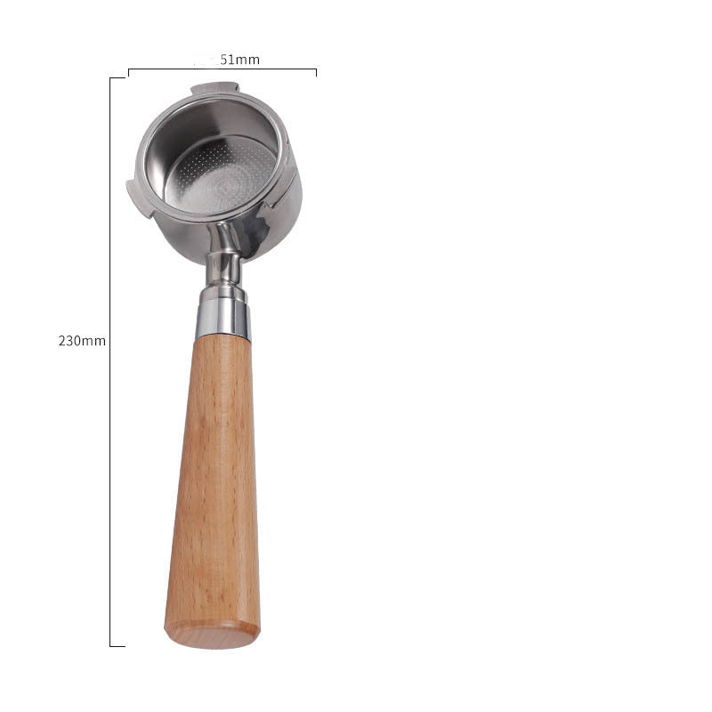 Alloy Portafilter Bottomless Coffee Machine with Handle for Baristas