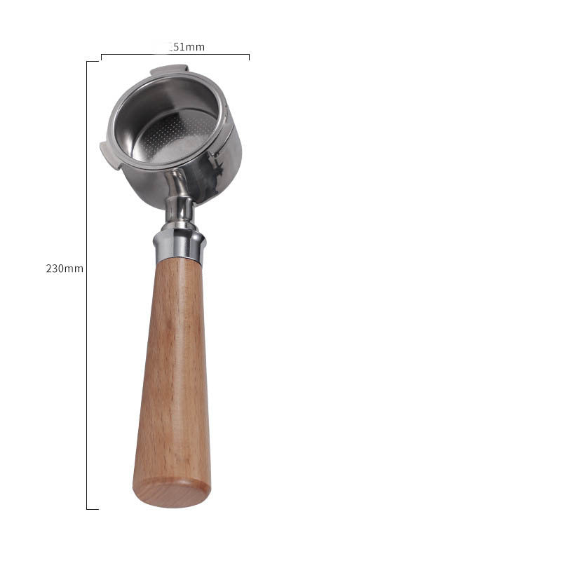 Alloy Portafilter Bottomless Coffee Machine with Handle for Baristas