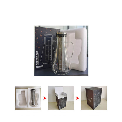 Large Capacity Coffee Pot with Scale for the Perfect Brewing Experience