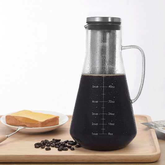 Large Capacity Coffee Pot with Scale for the Perfect Brewing Experience