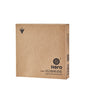 Brown cardboard box with 'Hero' branding and text on a white background
