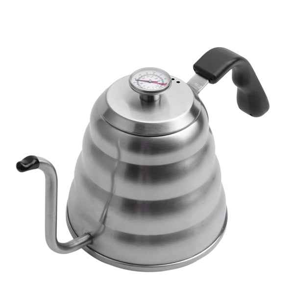 Gooseneck Kettle 304 stainless steel hand punch coffee pot with thermometer