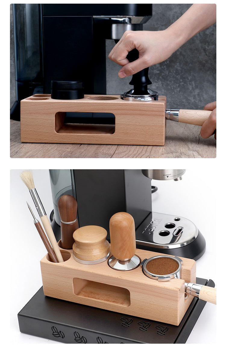 Coffee Tamping Station & Barista Tool Organizer for Perfect Espresso Preparation