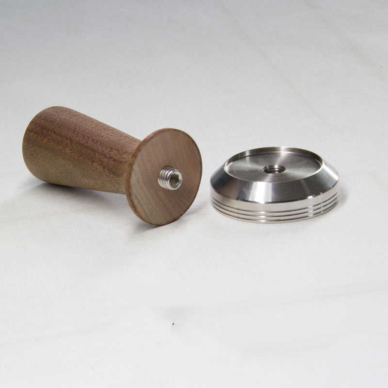 Wooden TAMPER CAFE and metal top on a  shop now, free shipping