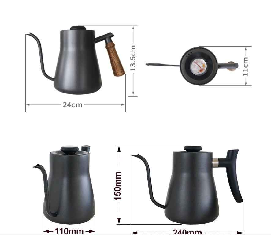 Gooseneck Kettle with Thermometer