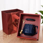 Gift Box Ceramic Mug with Lid and Spoon