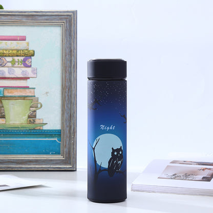 Stainless Steel Vacuum Flask - Sleek Straight Body Design