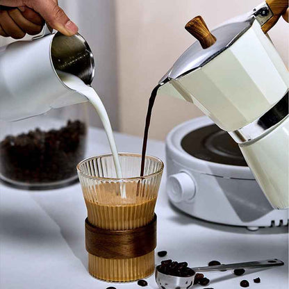 Classic Moka Pot - Authentic Italian Stovetop Espresso Maker for Rich Coffee