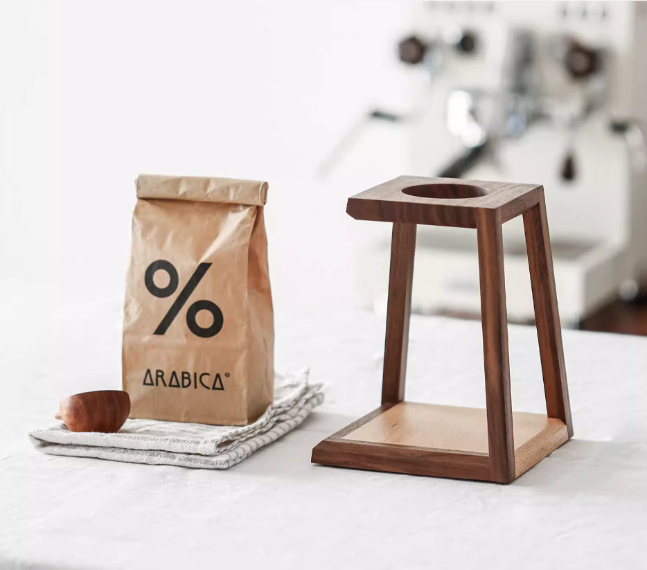 Outdoor Camping Household Solid Wood Pour-over Coffee Bracket