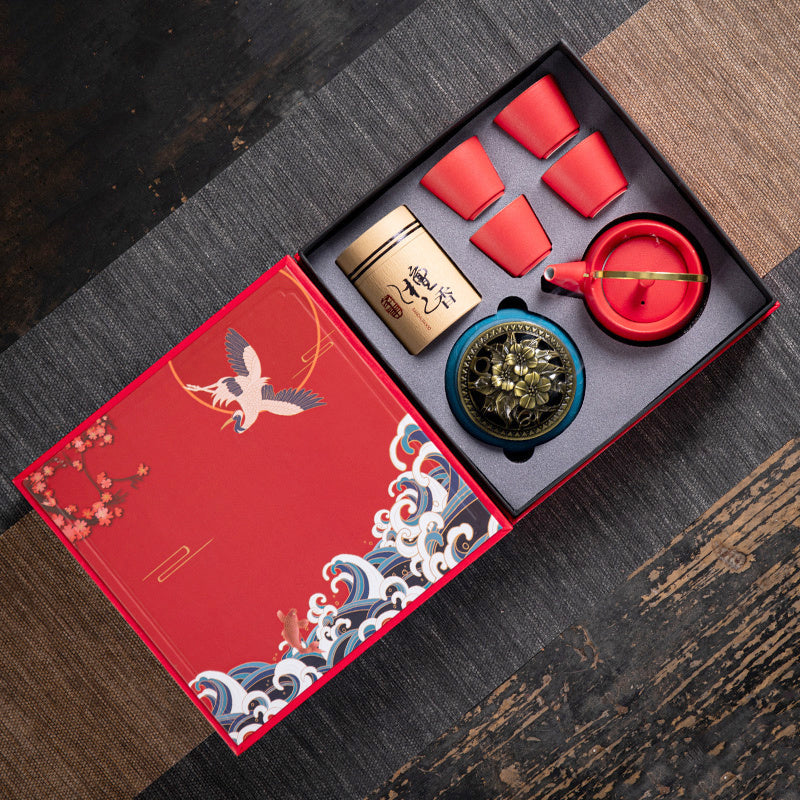 Ceramic Tea Set Gift Box