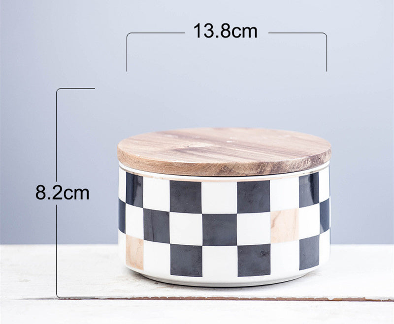 Nordic Style Ceramic Kitchen Jar for Airtight Storage