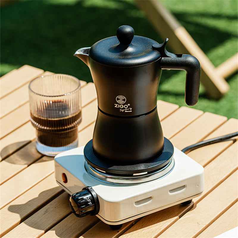 Moka Pot Espresso Coffee Maker - Brew Rich, Aromatic Coffee at Home