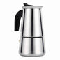 Premium Stainless Steel Moka Pot - Authentic Stovetop Espresso Maker for Rich Coffee Experience