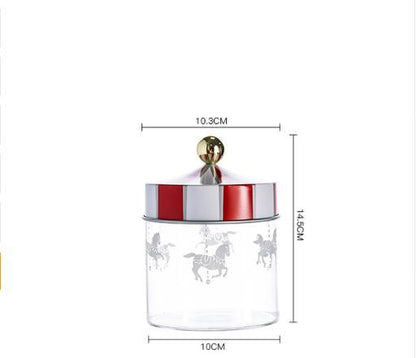 Nordic Wooden Barrel Storage Box for Coffee and Food Grains - Rotating Design