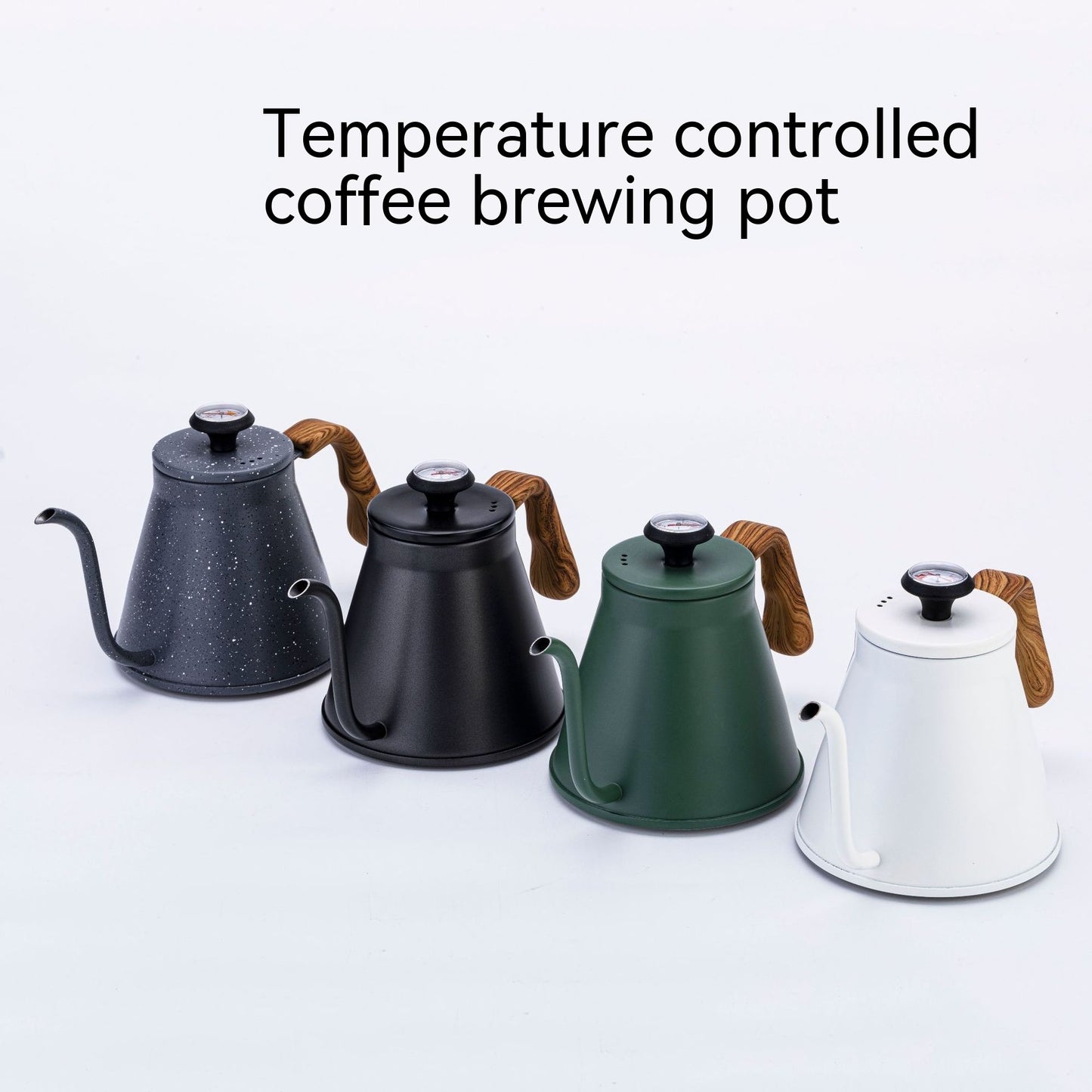 Pour over Gooseneck Kettle 304 Stainless Steel with Thermometer