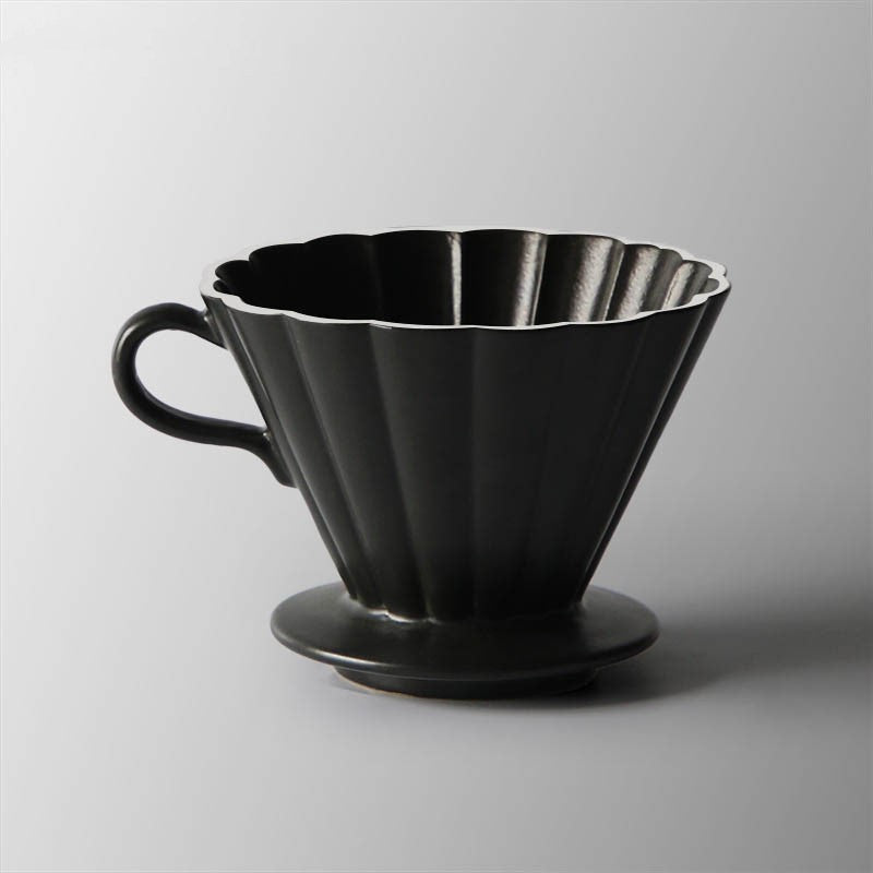Nine Soil Coffee Dripper - Ceramic Fluted Pour-Over for Perfect Brew