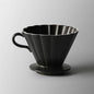 Nine Soil Coffee Dripper - Ceramic Fluted Pour-Over for Perfect Brew
