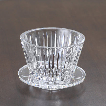 Acrylic Coffee Filter Cup with Reusable Filter Paper