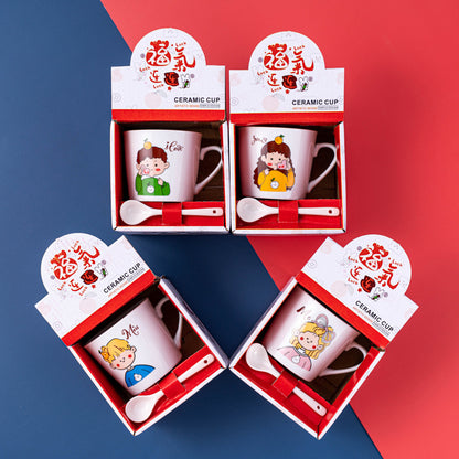 Creative Ceramic Mug for Fun Gift Activities and Practical Use