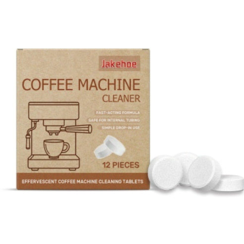 Effervescent Coffee Machine Cleaning Tablets (12 Pieces)