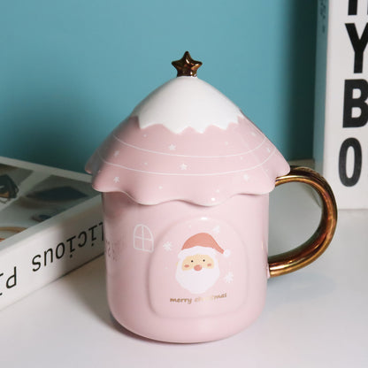 Creative Christmas Tree Mug  Large Capacity
