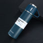 Travel Coffee Insulated Thermos with Cup - Hot & Cold Beverage Companion