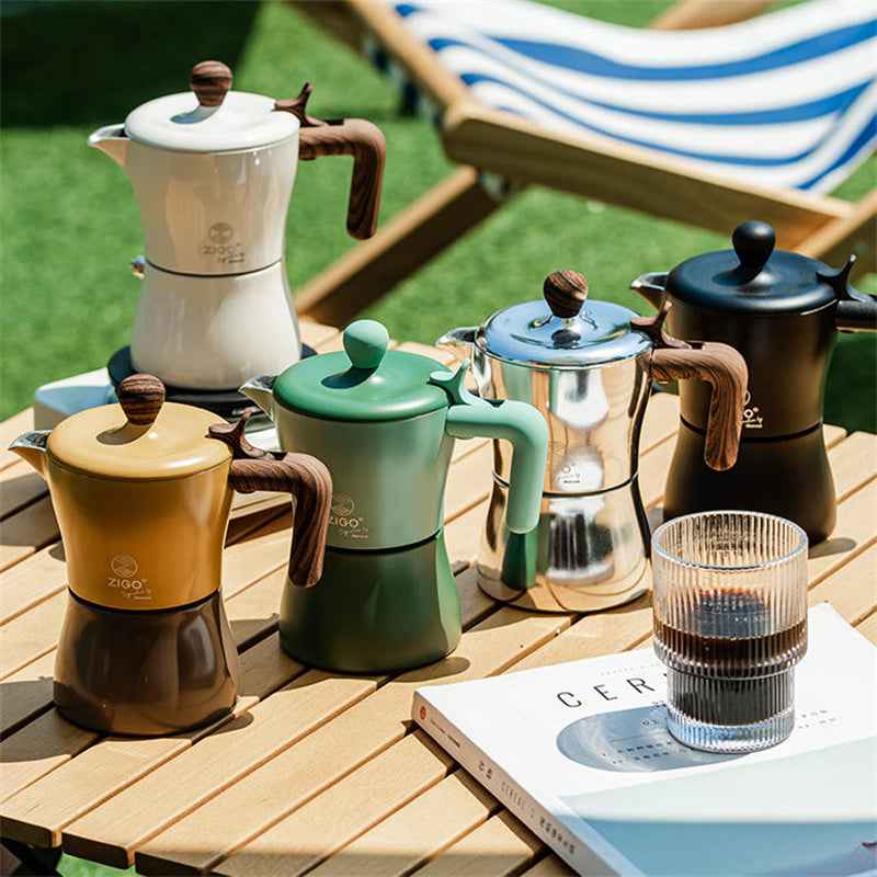 Moka Pot Espresso Coffee Maker - Brew Rich, Aromatic Coffee at Home